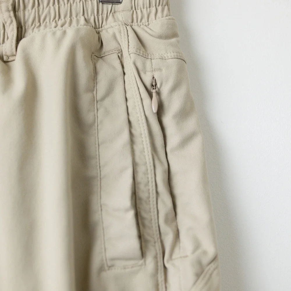 Birddogs Khaki Shorts with Navy Waistband